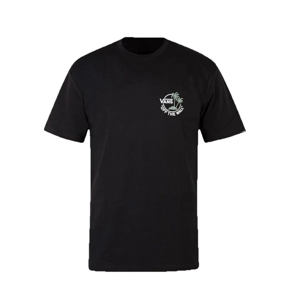 Vans "Classic Mini Dual Palm Ii Motive Black/Iceberg Green T-shirtā Size L New